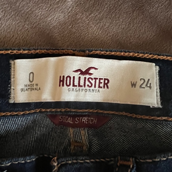 Hollister SoCal Stretch Dark Wash Skinny Jeans - Picture 4 of 5